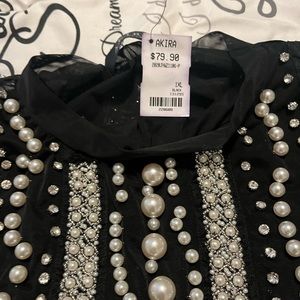 Akira  two piece Diamond and pearl sexy two piece set